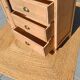 Handcrafted asymmetrical wooden furniture