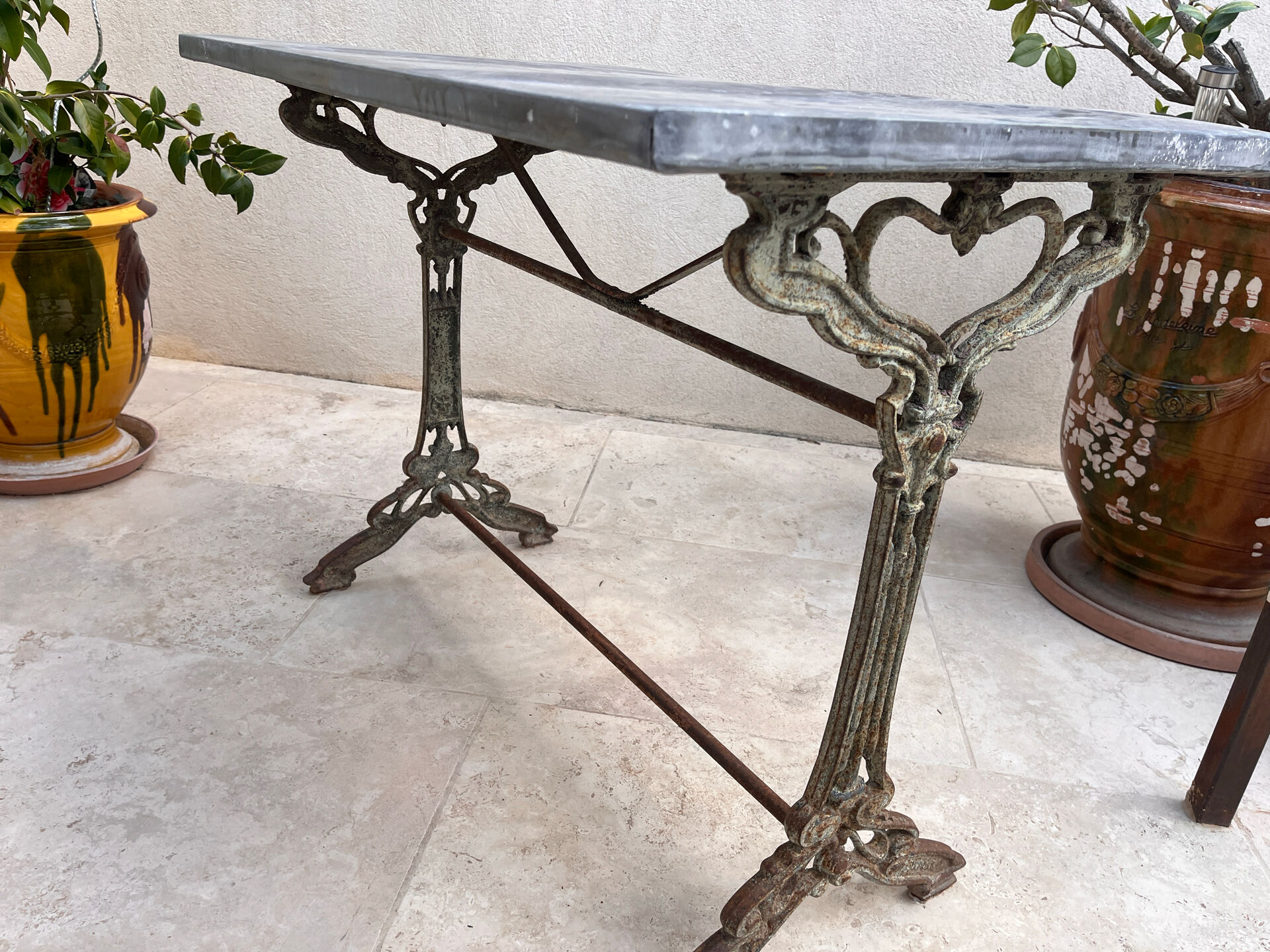 Table bistrot art nouveau 1900