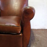 Pair of club armchairs