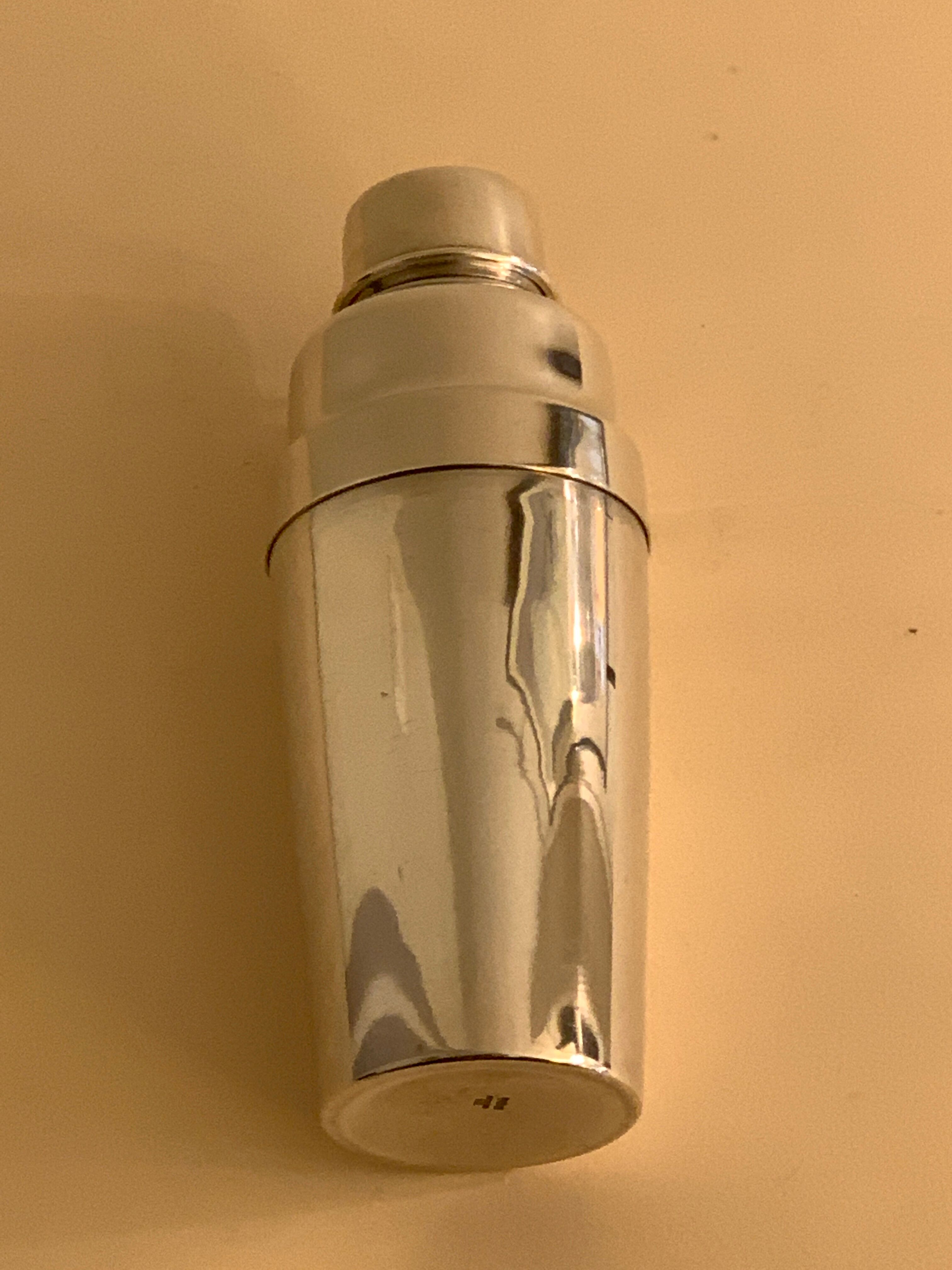 Shaker Christofle in silver metal