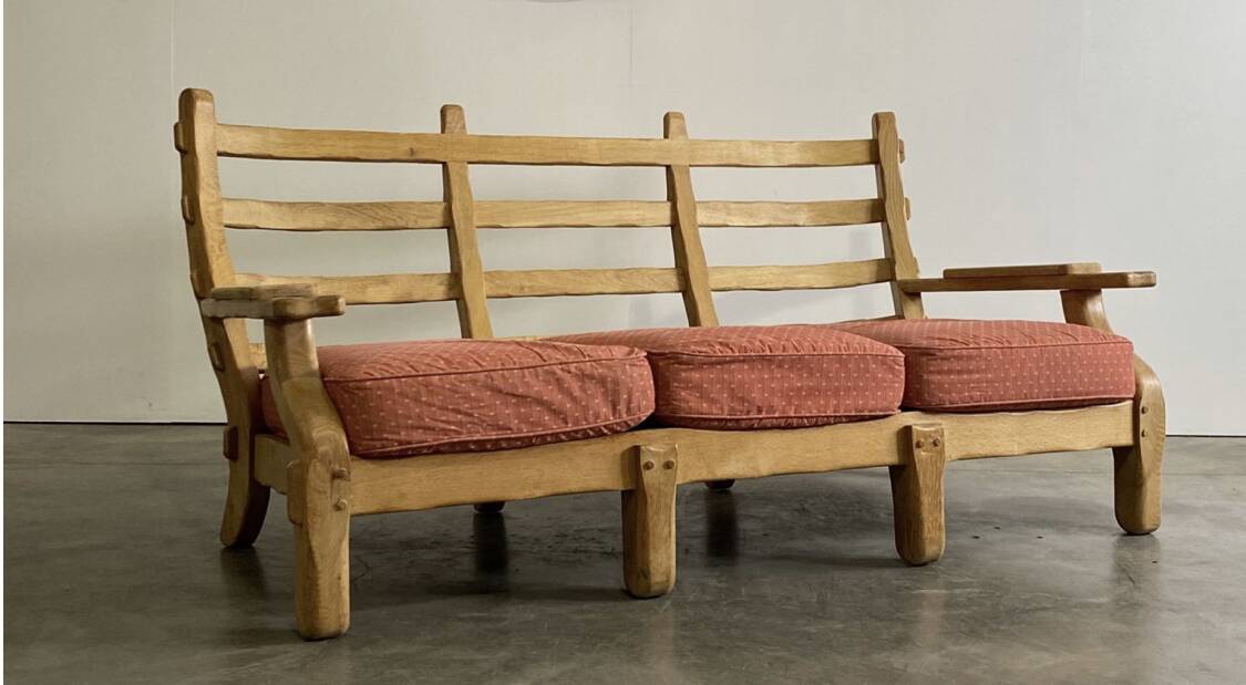 Large brutalist sofa