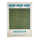 Lithograph poster by dikran daderian, galerie maître albert, 1974, mourlot imp