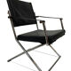 Vintage Sleek Modern Euroka Folding Campaign Lounge Chair by Mark Singer for Melamede