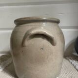 Glazed stoneware pot