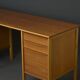 Scandinavian teak & oak desk-sideboard 1950s/60s