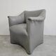 Postmodern leather armchairs Tentazione by Mario Bellini for Cassina.