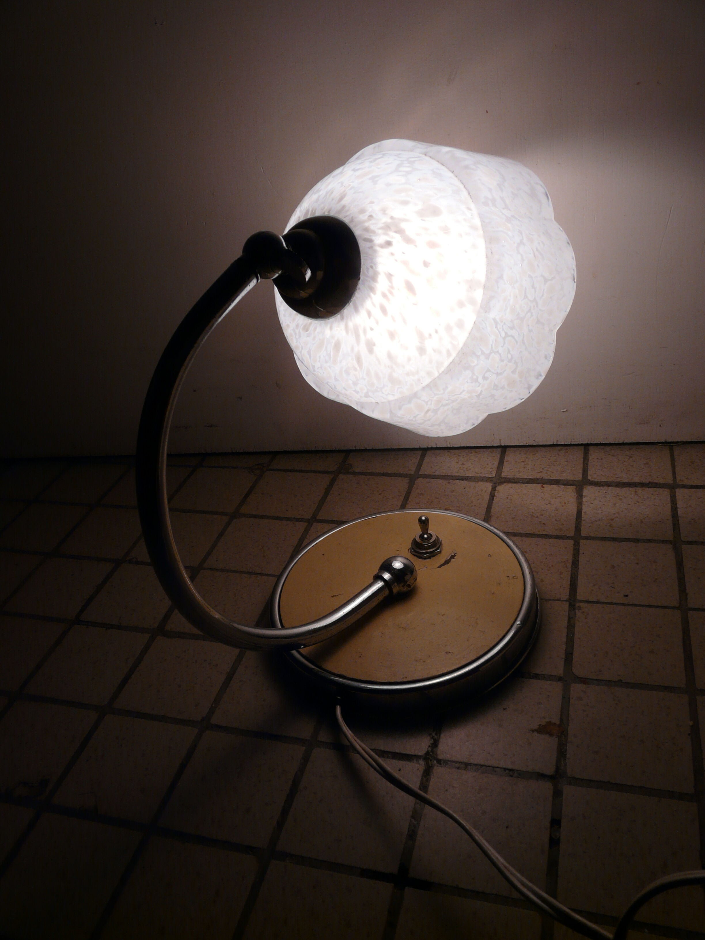 Art Deco Bauhaus table lamp, 1950s