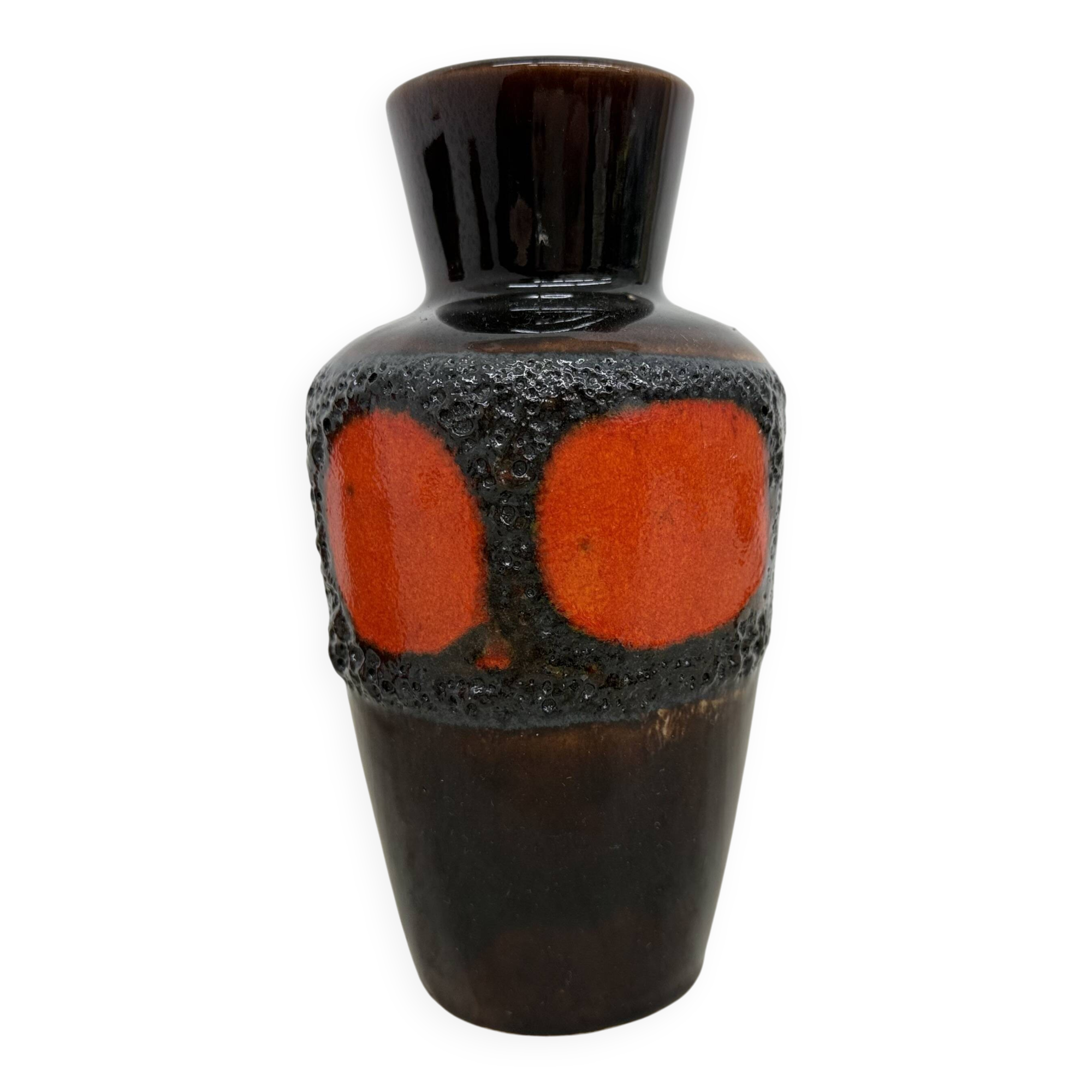Scheurich West Germany ceramic vase retro pottery , 1970s