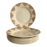 Art Deco flat plates St Amand