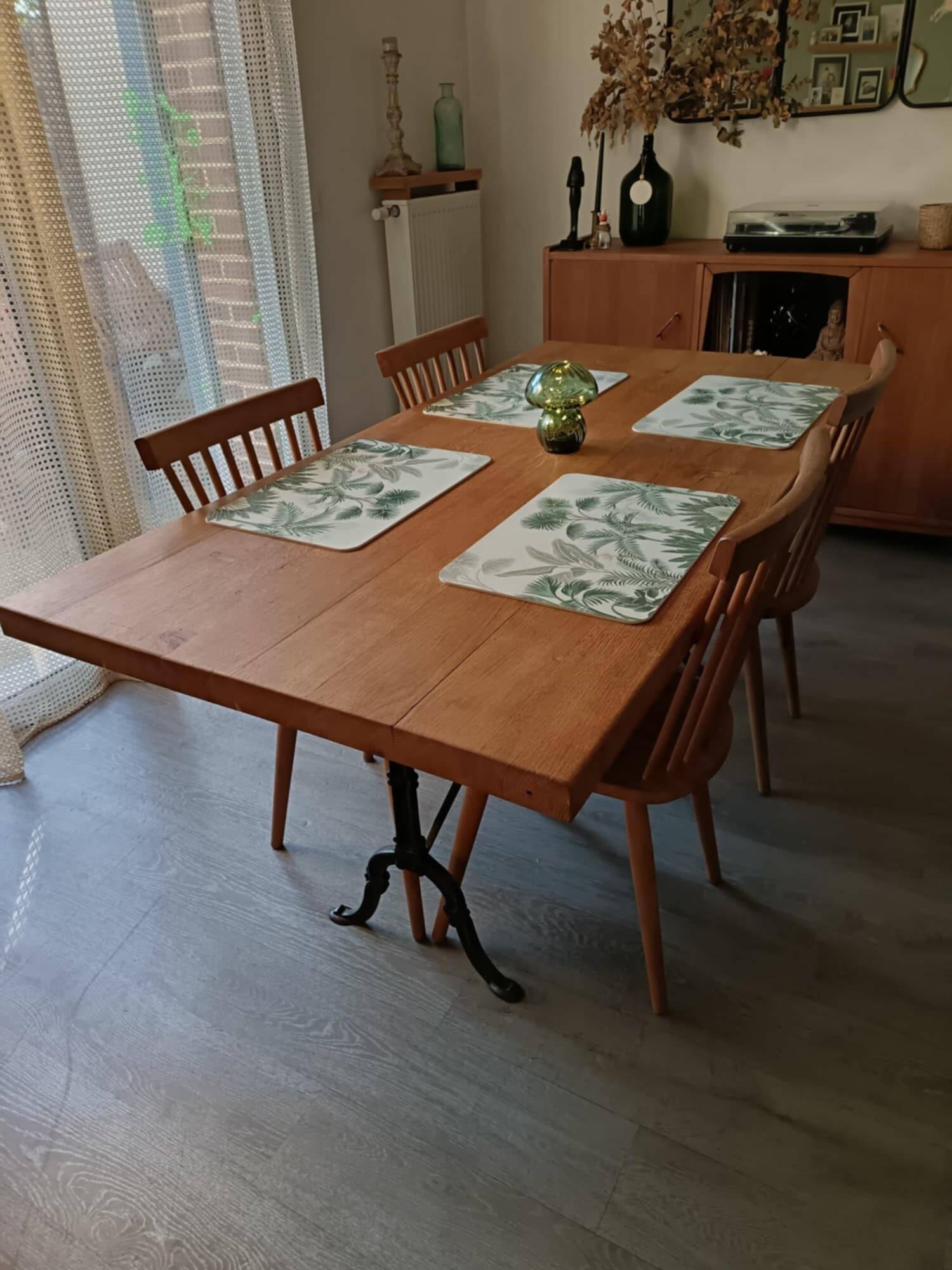 Oak bistro table