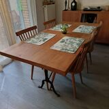 Table bistrot en chêne