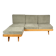 Vintage Corner Sofa Bed with Ottoman, 1960s, Czechoslovakia