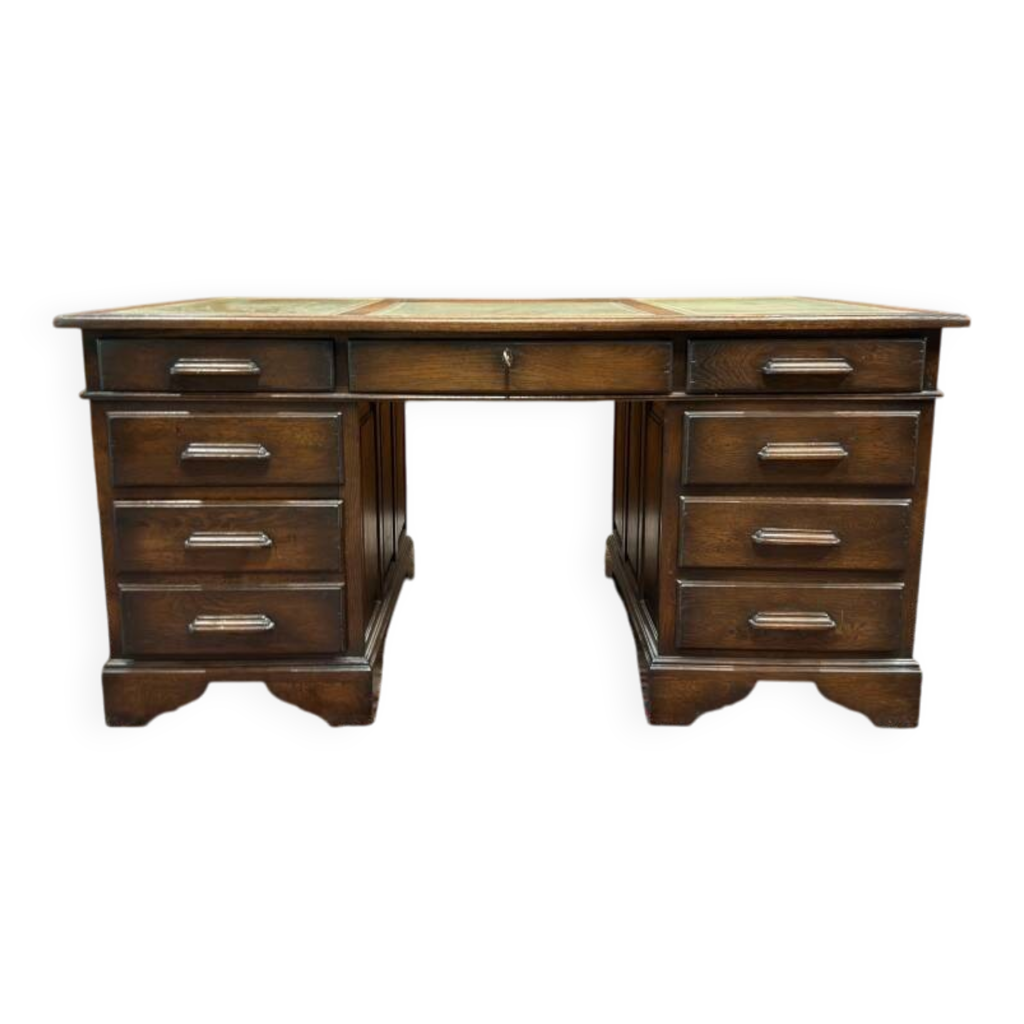 Bureau Chesterfield anglais antique