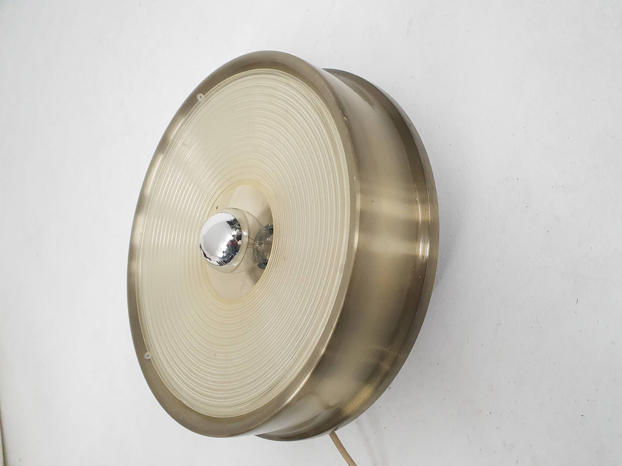 Mid-century wall or ceiling light, Dijkstra, The Netherlands 1950's