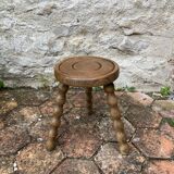 Vintage tripod stool