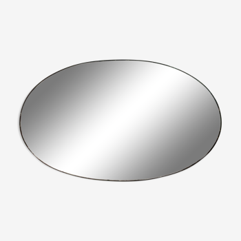 Miroir ovale biseauté à poser 42 par 30cm