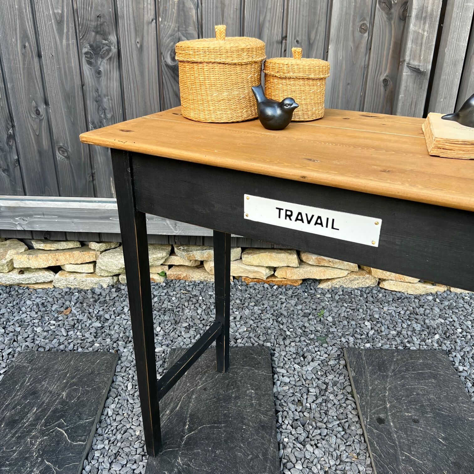 Small restored “work” desk