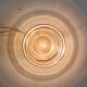Smoked/sandblasted glass ceiling light - mid 20th century