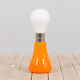 Brillo floor lamp by Carlo Nason for Mazzega in white and orange Murano glass