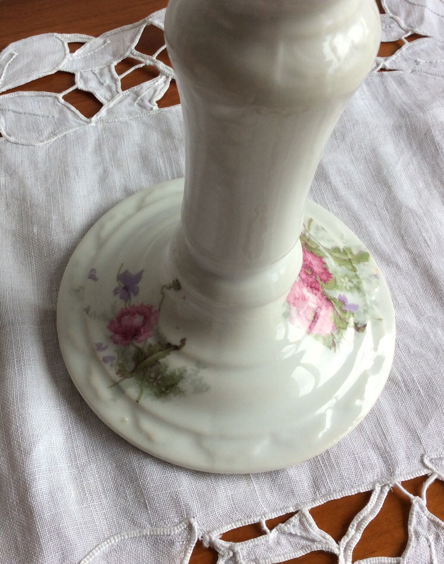 Old porcelain candle holder Limoges