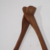 Vintage Scandinavian teak floor 1960