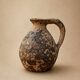 Ancient glazed terracotta jug