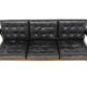 3-seater leather sofa, ope olof persson, sweden, 1960s