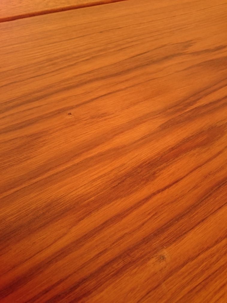 Scandinavian teak table with elongations