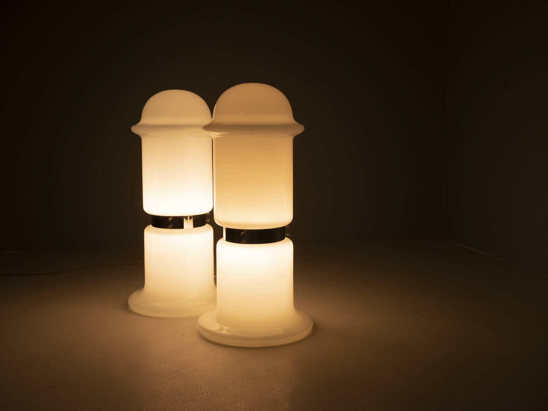 Full-glass Floor Lamp, Karel Volf, 1970s–1980s, Czechoslovakia