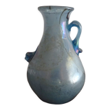Vase à anse Scavo Seguso Vetri D'arte verre irisé Murano 1950