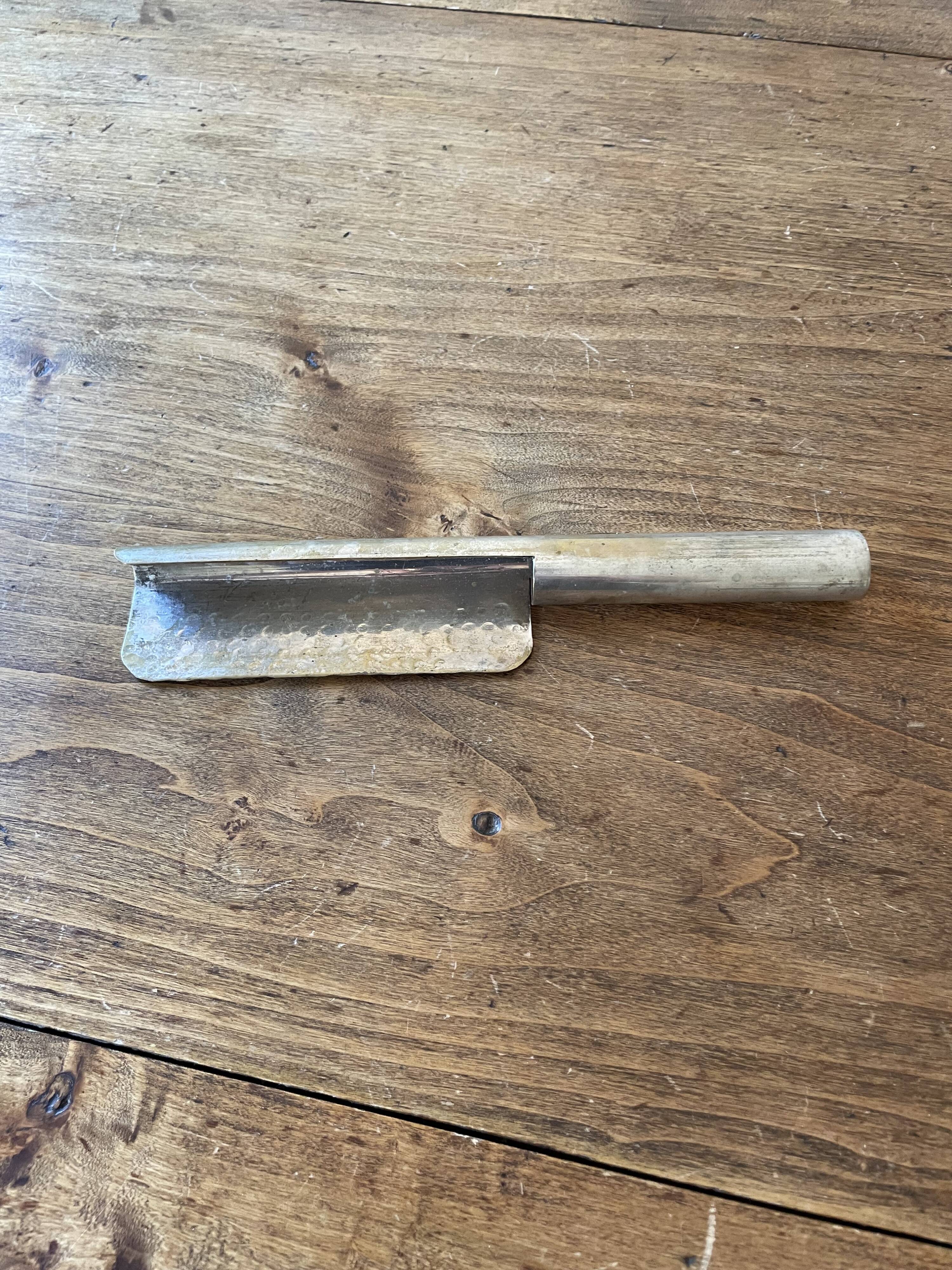 Metal crumb catcher - vintage old