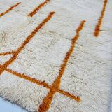 Moroccan rug in natural wool 200cm x 300cm