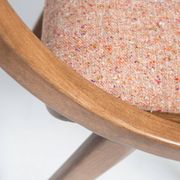 Bumerang Chair Mid-Century Modern, Orange Fish Wool, Poland, 1960s