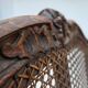 1930s, Danish armchair, furniture leather, ash wood, furniture mesh.