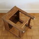 Stool oak rope 50s