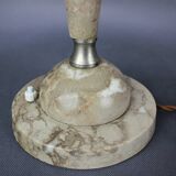 Mid-Century Stone Table Lamp, Czechoslovakia, 1950s