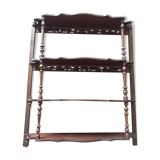 Spiral wall shelf