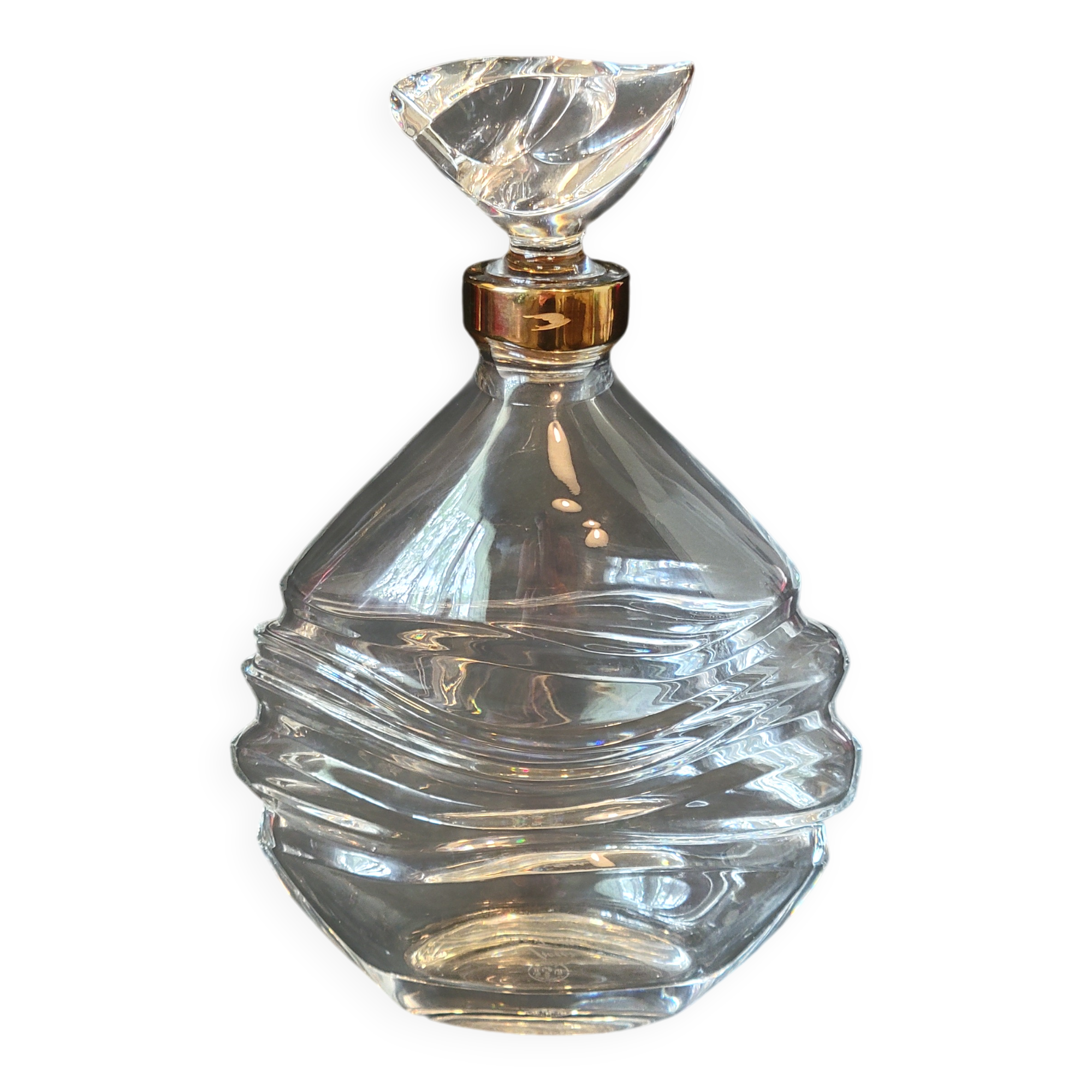 Baccarat Crystal Carafe For Cognac J&F Martell 75 Cl