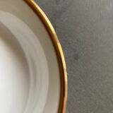 6 coupelles porcelaine et or Philippe Deshoulières