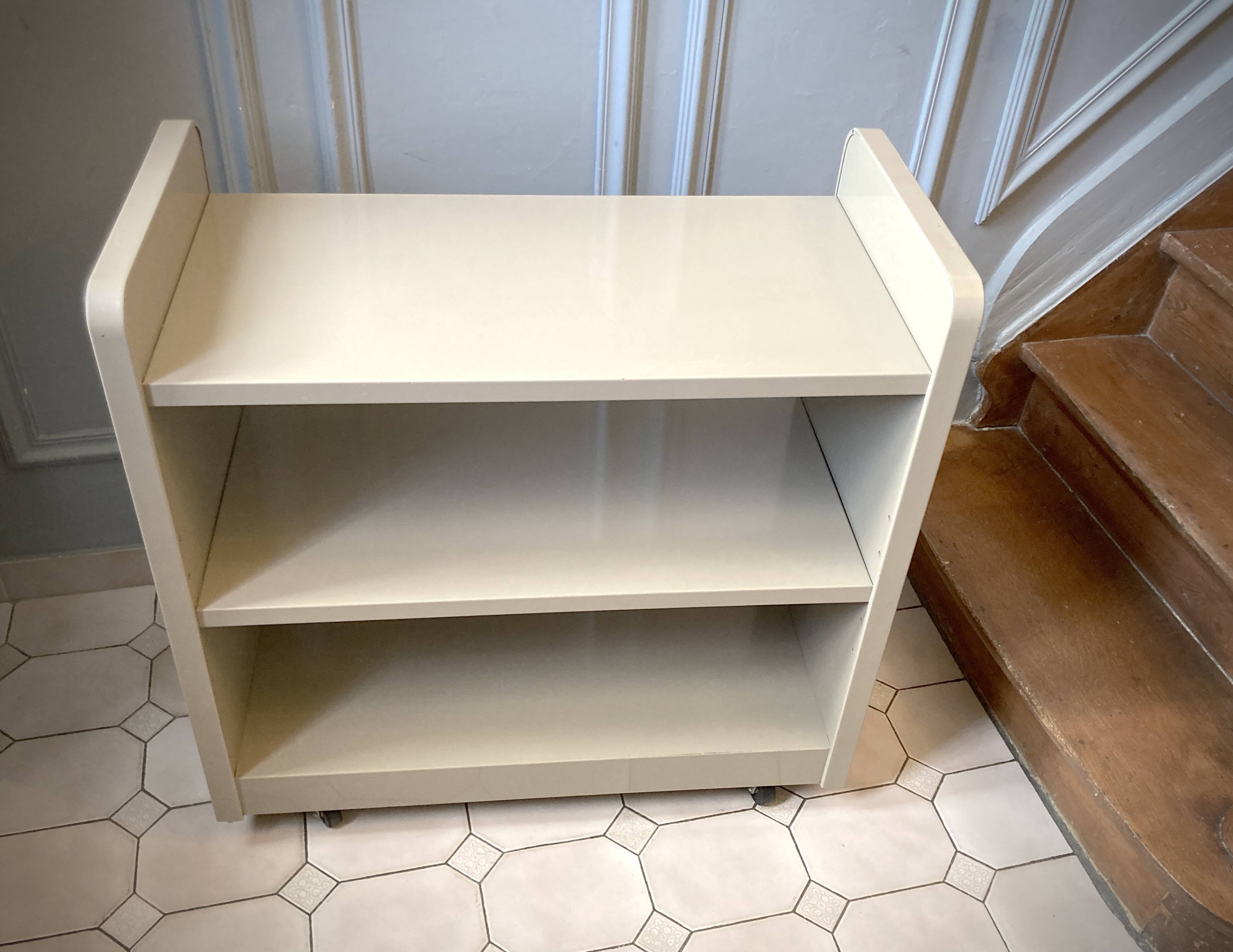 Low rolling and industrial furniture from the 70s