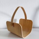 Beech magazine rack