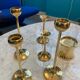 Candle holders 6 pieces F.W brass