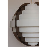 Pendant lamp "Strips" by Brylle Flemming & Preben Jacobsen 1970