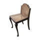 Vintage Wood & Cane Lounge Chair, 1950s