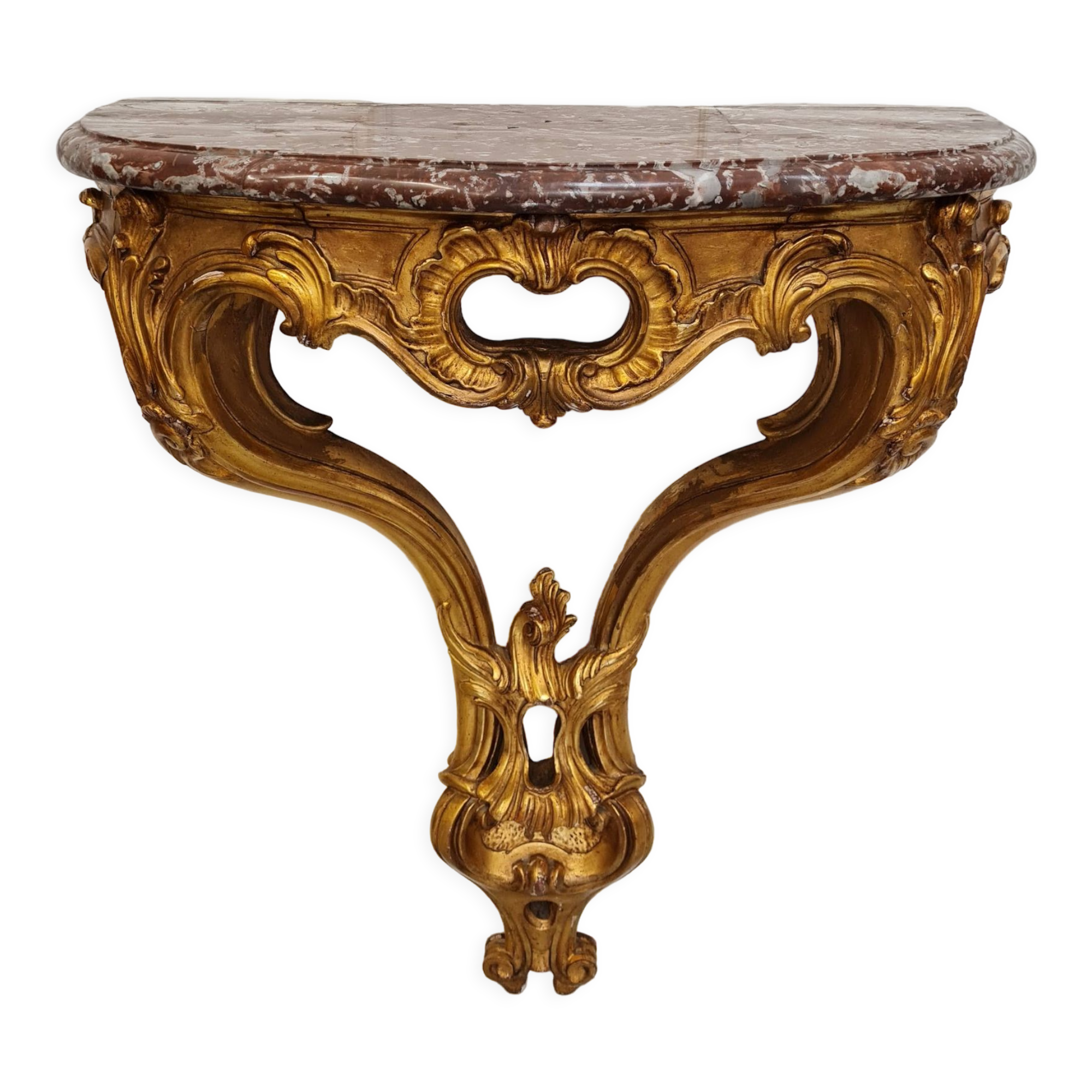 French gilded console c1870