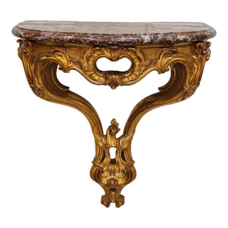 French gilded console c1870
