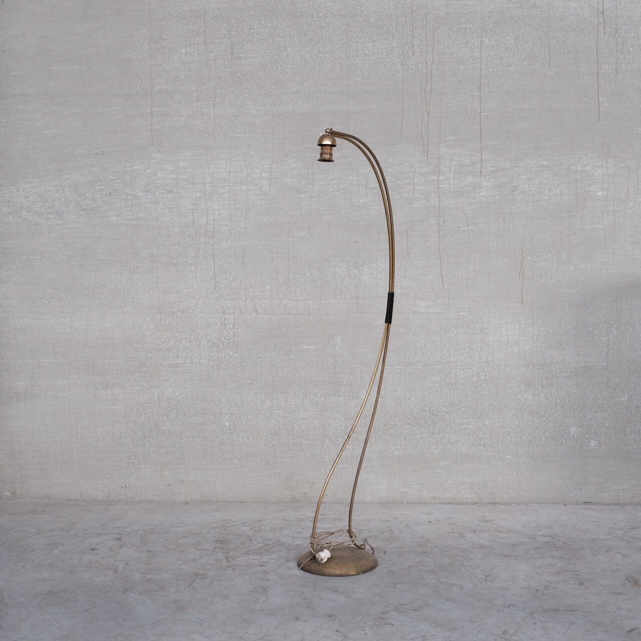 Brass Mid-Century French Floor Light