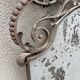 Art Deco wrought iron bird mirror in the style of Gilbert Poillerat, circa 1930