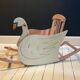 Antique rocking swan