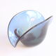 Seguso Dalla Venezia double base trinket bowl, Murano 1950s.
